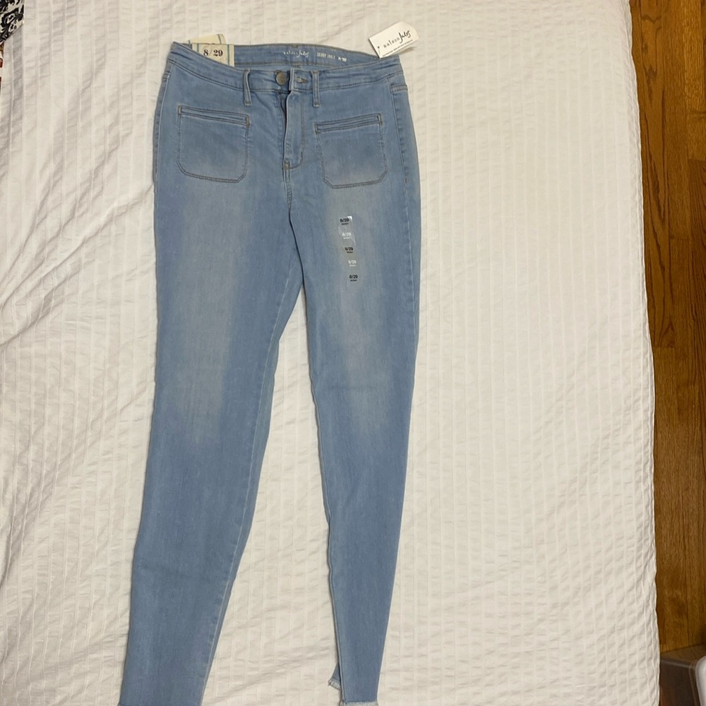 Madison Jules skinny ankle jeans